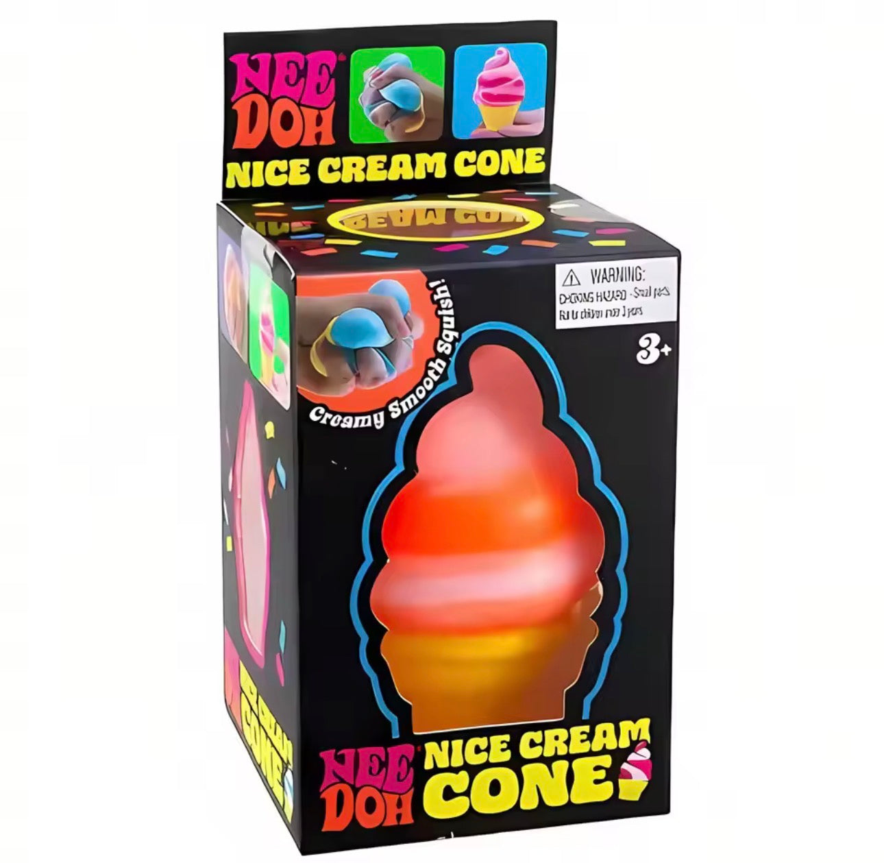 Ice Cream Cone Squishy Toy – Soft Slow Rising Stress Relief Fidget for Kids & Adults
