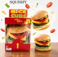 Jumbo Hamburger Squishy Toy – Slow Rising Stress Relief Fidget for Kids & Adults